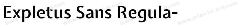 Expletus Sans Regula字体转换